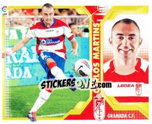 Sticker 47) Carlos Martins (Granada C.F.) - Liga Spagnola 2011-2012 n. 677 - Colecciones ESTE