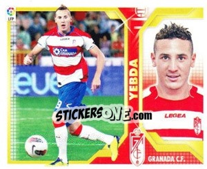 Sticker 51) Yebda (Granada C.F.) - Liga Spagnola 2011-2012 - Colecciones ESTE