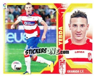 Sticker 51) Yebda (Granada C.F.) - Liga Spagnola 2011-2012 n. 681 - Colecciones ESTE
