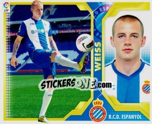 Sticker 55) Weiss (R.C.D. Espanyol) - Liga Spagnola 2011-2012 - Colecciones ESTE