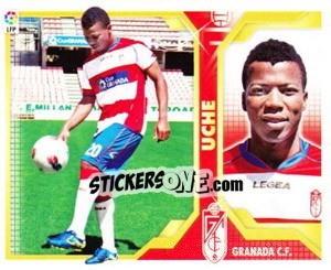 Sticker 57) Uche (Granada C.F.) - Liga Spagnola 2011-2012 n. 687 - Colecciones ESTE