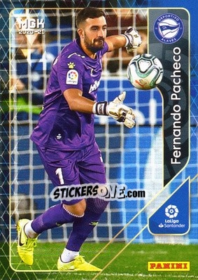 Sticker Fernando Pacheco - Liga 2020-2021. Megacracks - Panini