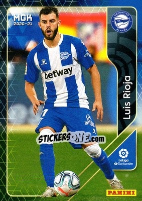 Figurina Luis Rioja - Liga 2020-2021. Megacracks - Panini