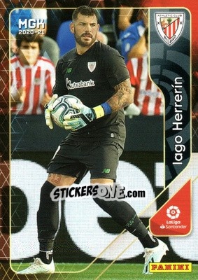 Sticker Iago Herrerín - Liga 2020-2021. Megacracks - Panini