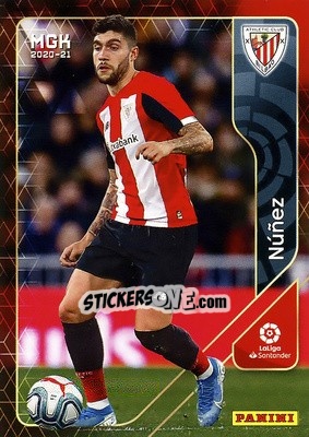 Sticker Núñez - Liga 2020-2021. Megacracks n. 25 - Panini