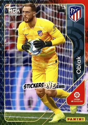 Sticker Oblak - Liga 2020-2021. Megacracks n. 38 - Panini