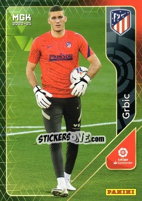 Sticker Grbic - Liga 2020-2021. Megacracks - Panini