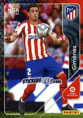Sticker José Giménez - Liga 2020-2021. Megacracks - Panini