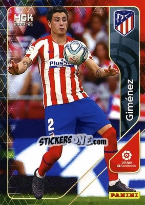 Sticker José Giménez - Liga 2020-2021. Megacracks n. 41 - Panini