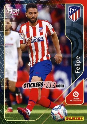 Sticker Felipe - Liga 2020-2021. Megacracks - Panini
