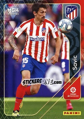 Figurina Stefan Savic - Liga 2020-2021. Megacracks - Panini