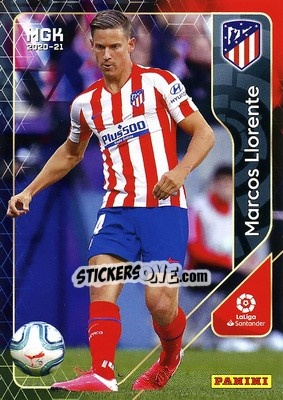Sticker Marcos Llorente - Liga 2020-2021. Megacracks n. 46 - Panini
