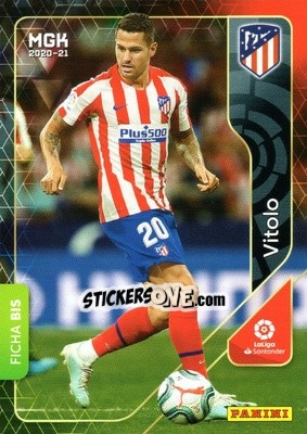 Sticker Vitolo - Liga 2020-2021. Megacracks - Panini