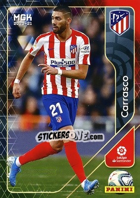 Sticker Carrasco - Liga 2020-2021. Megacracks - Panini