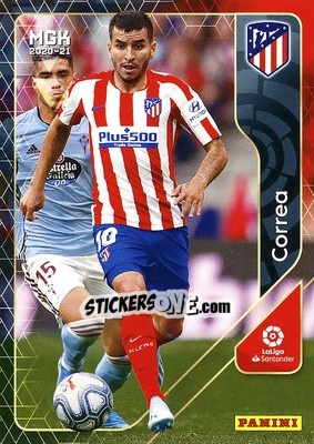 Sticker Ángel Correa - Liga 2020-2021. Megacracks - Panini