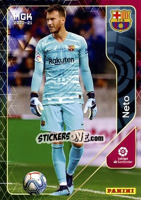 Figurina Neto - Liga 2020-2021. Megacracks - Panini