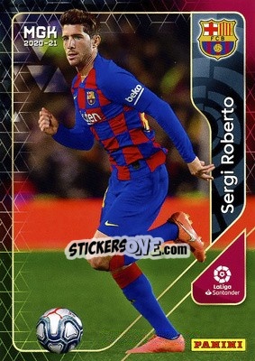 Cromo Sergi Roberto - Liga 2020-2021. Megacracks - Panini