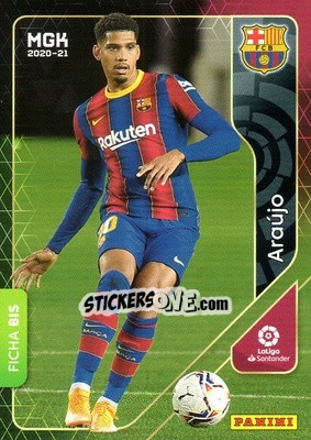 Cromo Araujo - Liga 2020-2021. Megacracks - Panini