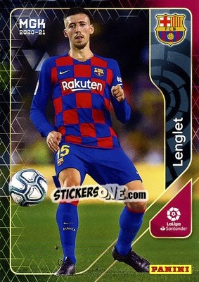 Sticker Lenglet - Liga 2020-2021. Megacracks n. 60 - Panini