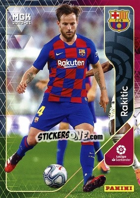 Sticker Rakitic - Liga 2020-2021. Megacracks n. 67 - Panini