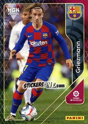 Sticker Griezmann - Liga 2020-2021. Megacracks n. 69 - Panini