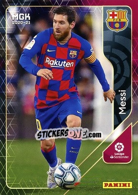 Figurina Messi - Liga 2020-2021. Megacracks - Panini