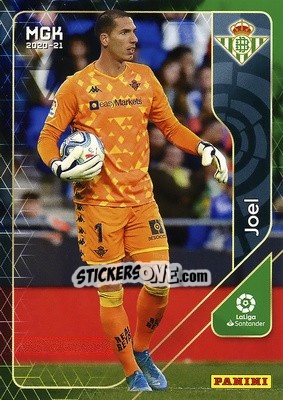 Sticker Joel - Liga 2020-2021. Megacracks - Panini