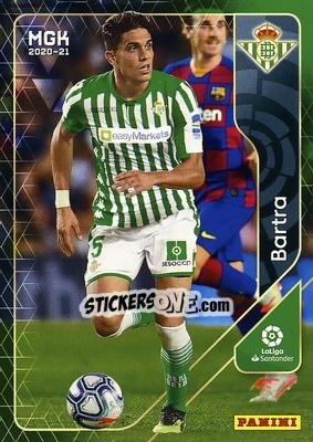 Sticker Bartra - Liga 2020-2021. Megacracks n. 77 - Panini