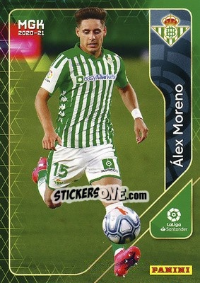 Cromo Alex Moreno - Liga 2020-2021. Megacracks - Panini
