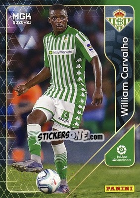 Sticker William Carvalho - Liga 2020-2021. Megacracks n. 81 - Panini
