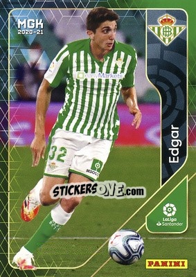 Sticker Edgar - Liga 2020-2021. Megacracks - Panini