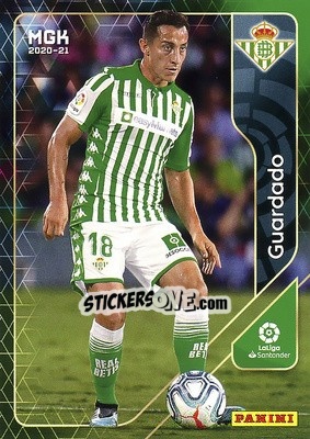 Figurina Guardado - Liga 2020-2021. Megacracks - Panini