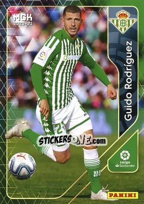 Figurina Guido Rodríguez - Liga 2020-2021. Megacracks - Panini