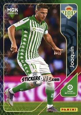 Sticker Joaquín - Liga 2020-2021. Megacracks - Panini