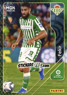 Sticker Fekir - Liga 2020-2021. Megacracks n. 87 - Panini