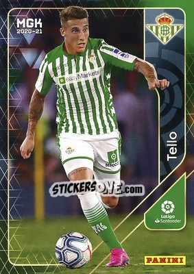 Sticker Tello - Liga 2020-2021. Megacracks - Panini