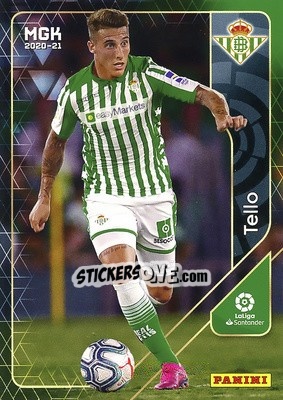 Cromo Tello - Liga 2020-2021. Megacracks - Panini