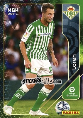 Sticker Loren - Liga 2020-2021. Megacracks - Panini