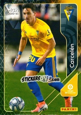 Figurina Carcelén - Liga 2020-2021. Megacracks - Panini