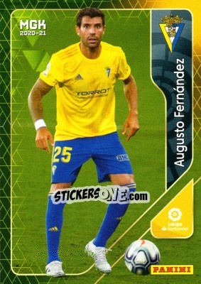 Sticker Augusto Fernández - Liga 2020-2021. Megacracks - Panini