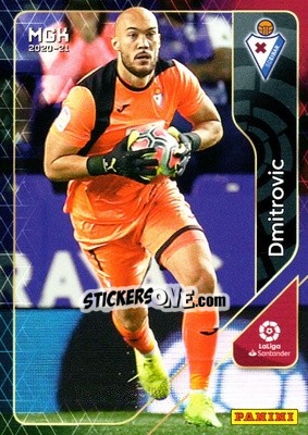 Sticker Dmitrovic - Liga 2020-2021. Megacracks - Panini