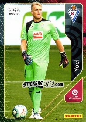 Sticker Yoel - Liga 2020-2021. Megacracks - Panini