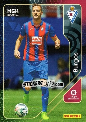 Sticker Burgos - Liga 2020-2021. Megacracks - Panini