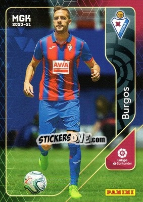 Figurina Burgos - Liga 2020-2021. Megacracks - Panini