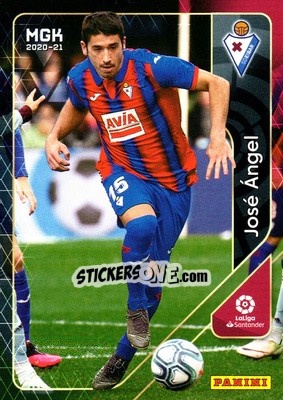 Cromo José Ángel - Liga 2020-2021. Megacracks - Panini