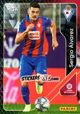 Figurina Sergio Álvarez - Liga 2020-2021. Megacracks - Panini