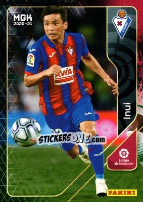 Cromo Inui - Liga 2020-2021. Megacracks - Panini