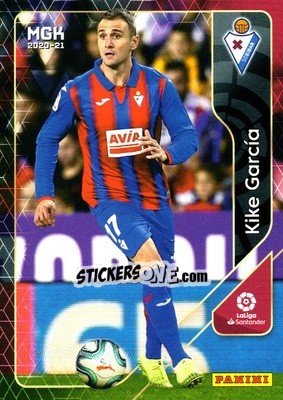 Cromo Kike García - Liga 2020-2021. Megacracks - Panini