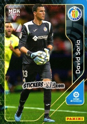 Sticker David Soria - Liga 2020-2021. Megacracks n. 146 - Panini