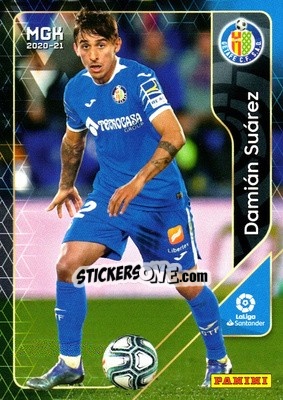 Sticker Damián Suárez - Liga 2020-2021. Megacracks - Panini